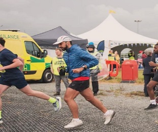 Founder running at HARP24