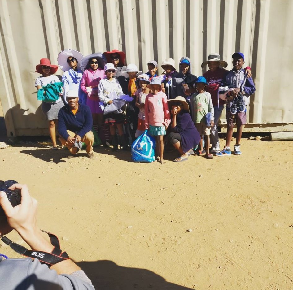 group photo of children at the conservation in Naankuse SA